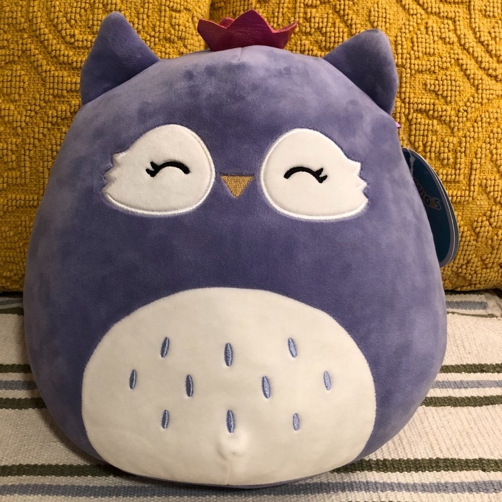 Purple Owl Squishmallow "Fania" NWT